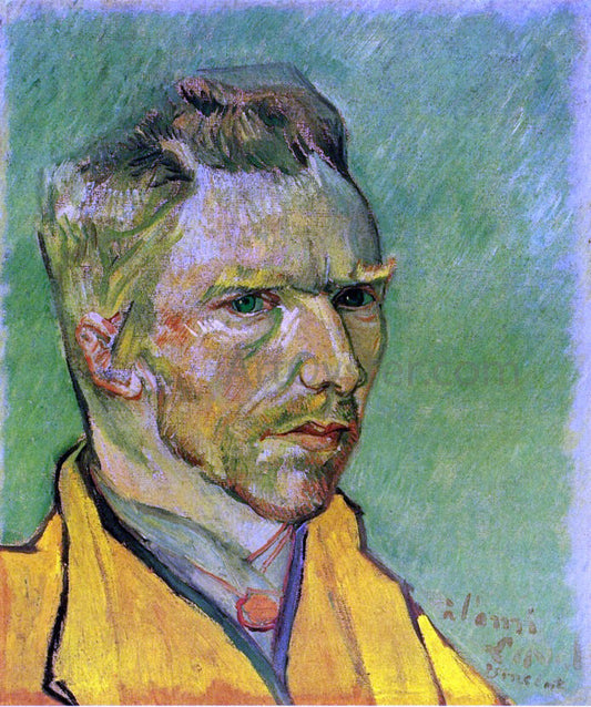  Vincent Van Gogh Self Portrait with Pipe and Straw Hat - Canvas Print