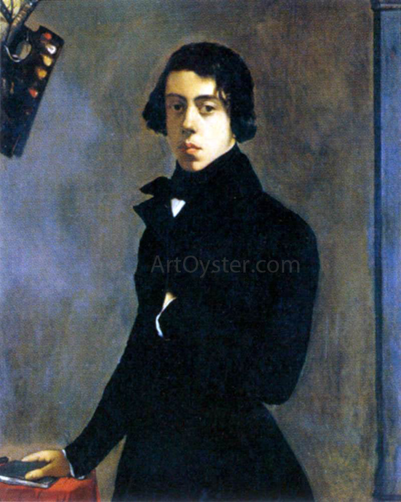  Theodore Chasseriau Self-Portrait - Canvas Print