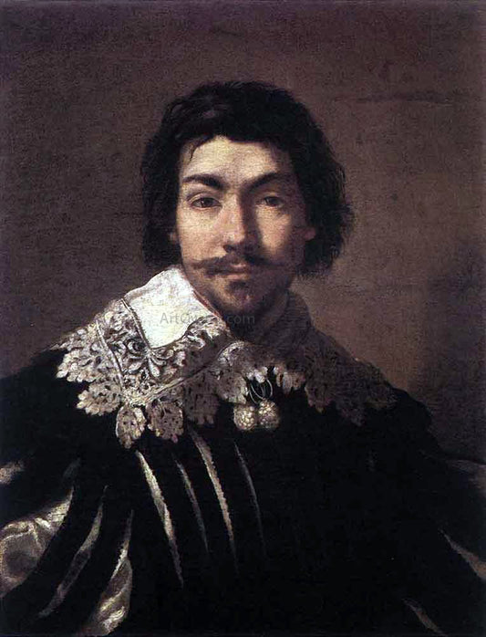  Jacques De L'Estin Self-Portrait - Canvas Print