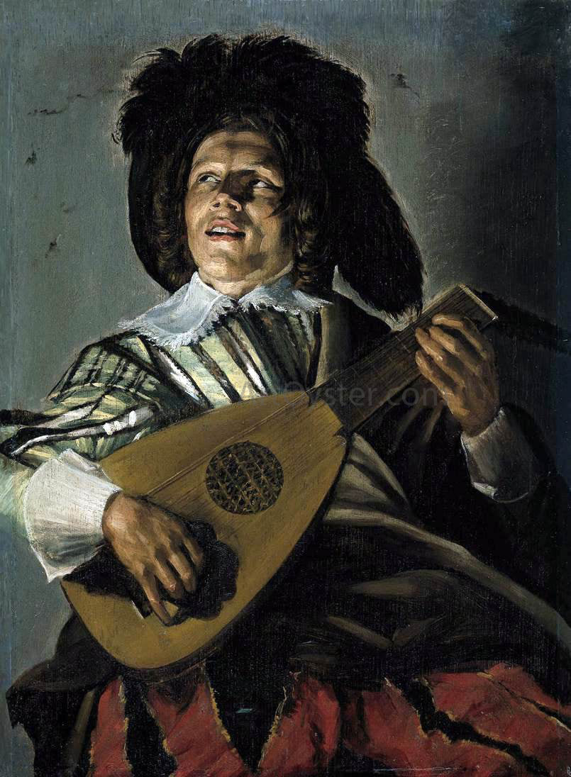  Judith Leyster Serenade - Canvas Print