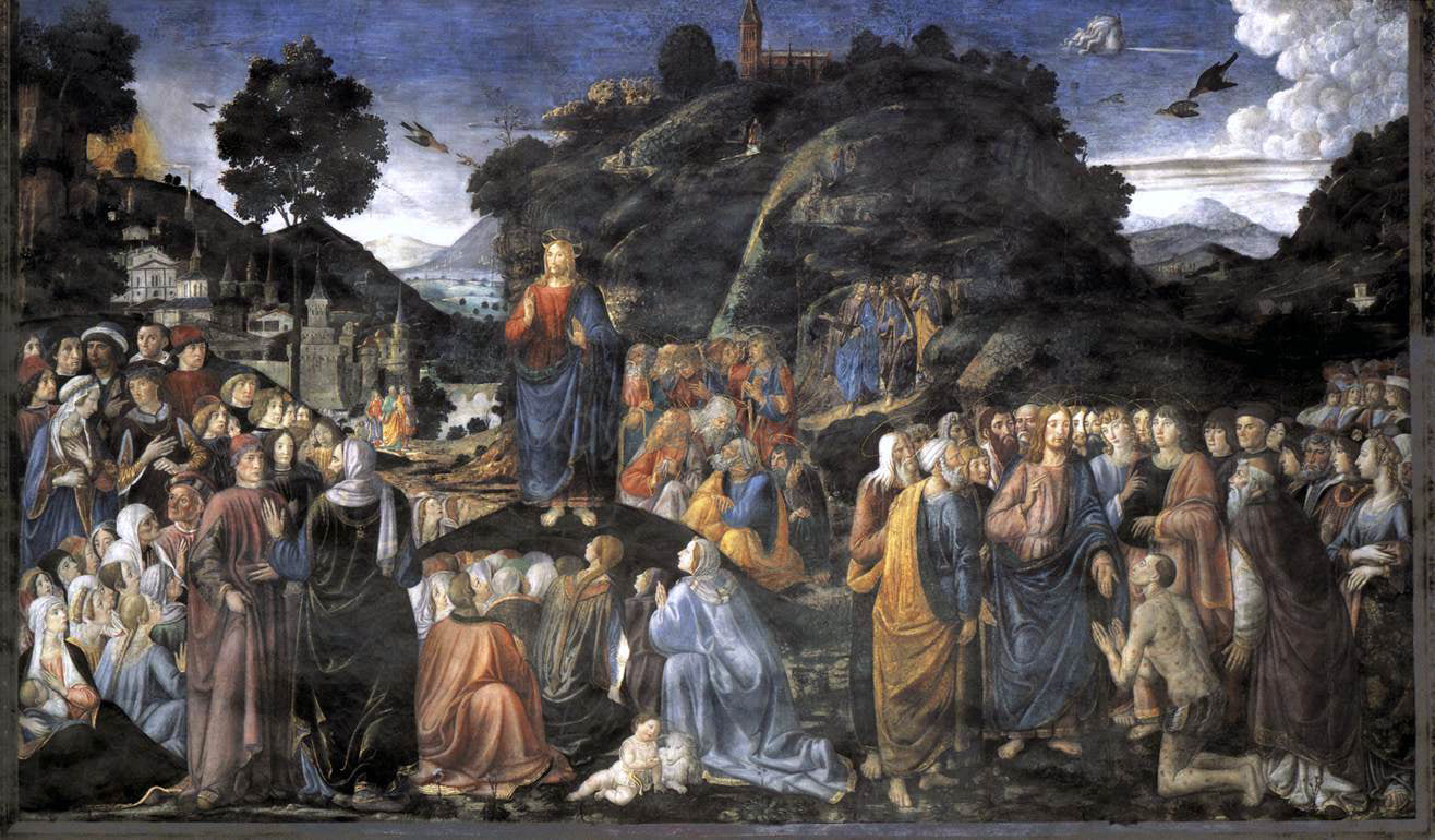  Cosimo Rosselli Sermon on the Mount - Canvas Print