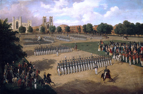  Otto Boetticher Seventh Regiment on Review, Washington Square, New York - Canvas Print