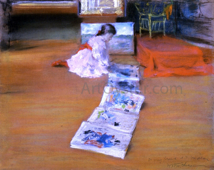  William Merritt Chase Shinnecock Interior Studio - Canvas Print