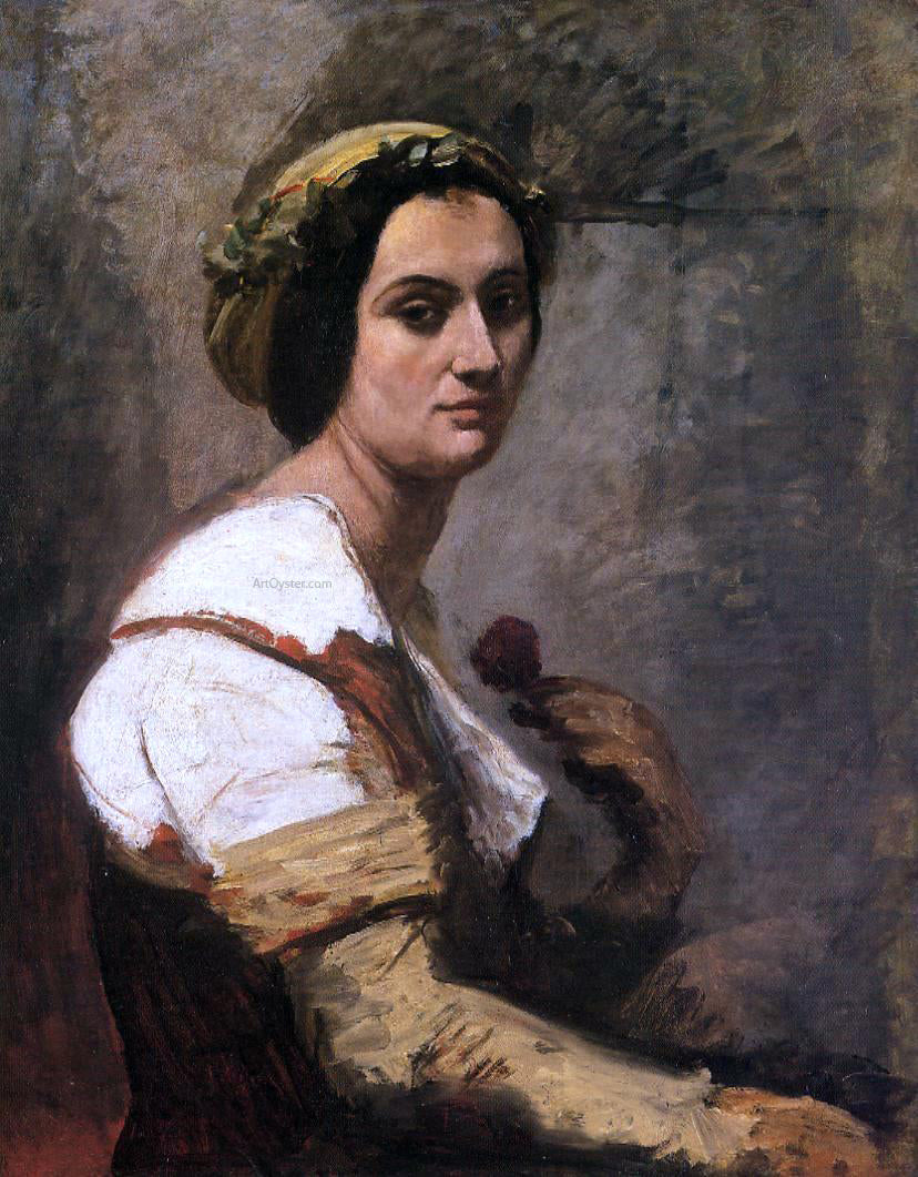  Jean-Baptiste-Camille Corot Sibylle - Canvas Print