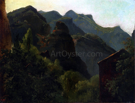  Theodore Rousseau Side of the Valley of Saint-Fincent (Auvergne) - Canvas Print