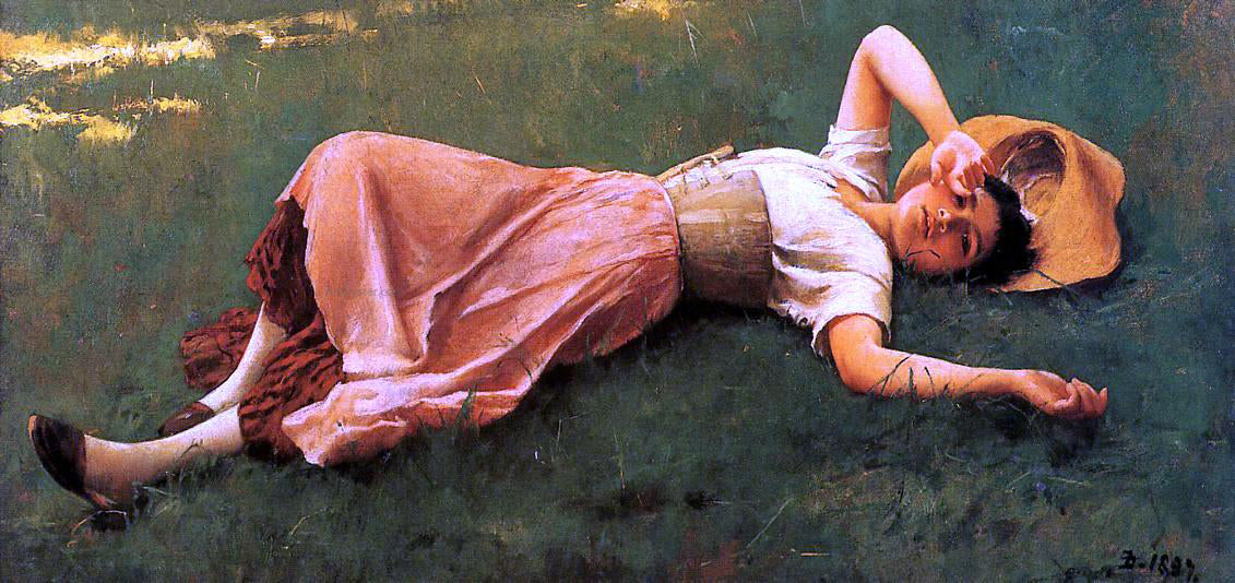  Frank Duveneck Siesta, Number Two - Canvas Print