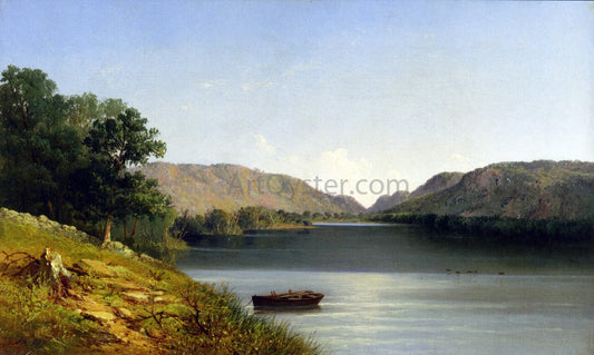  John Williamson Silent Lake - Canvas Print