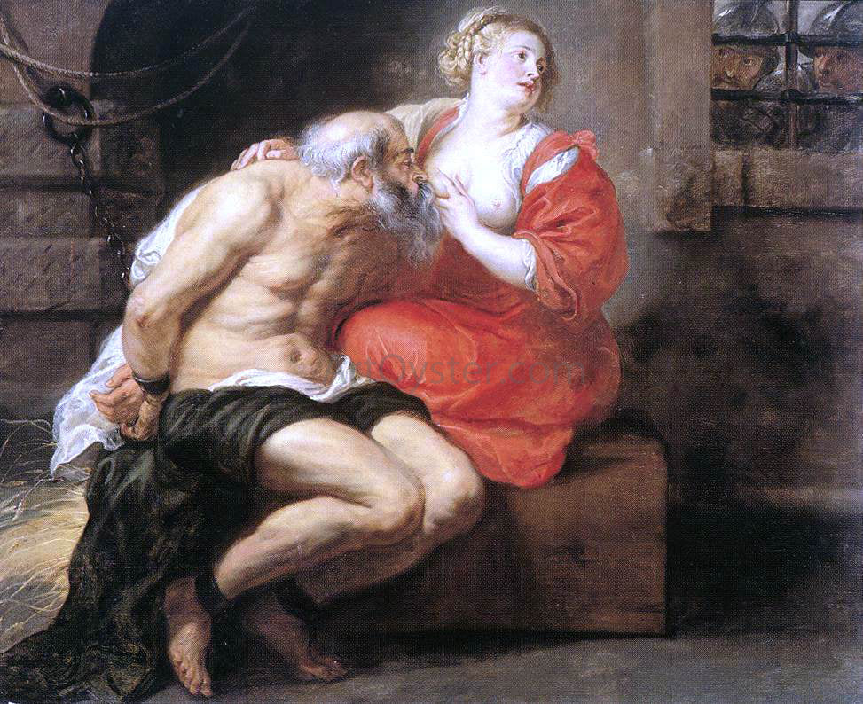  Peter Paul Rubens Simon and Pero (Roman Charity) - Canvas Print