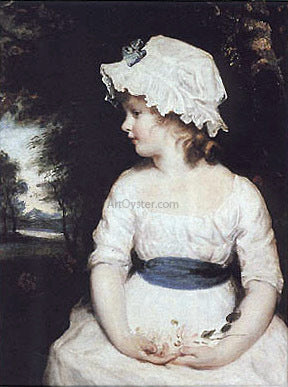  Sir Joshua Reynolds Simplicity Dawson - Canvas Print