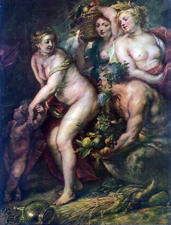  Peter Paul Rubens Sine Cerere et Baccho Friget Venus - Canvas Print