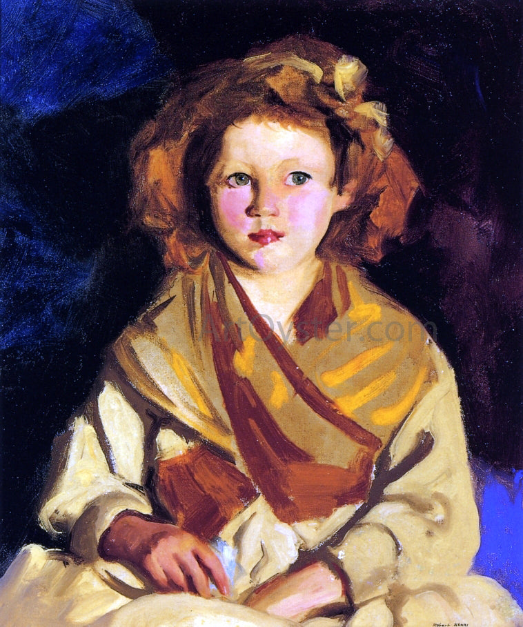  Robert Henri Sissy in Yellow - Canvas Print