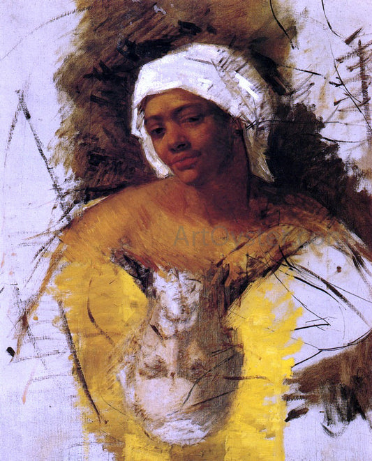  Mary Cassatt Sketch of Mrs. Currey: Sketch of Mr. Cassatt - Canvas Print