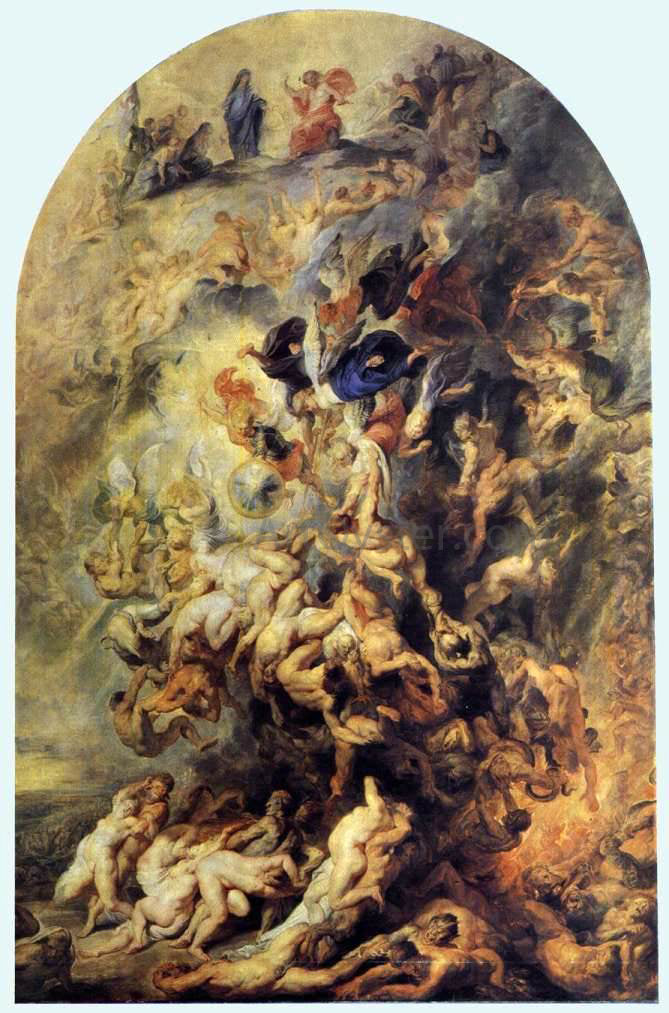  Peter Paul Rubens Small Last Judgement - Canvas Print