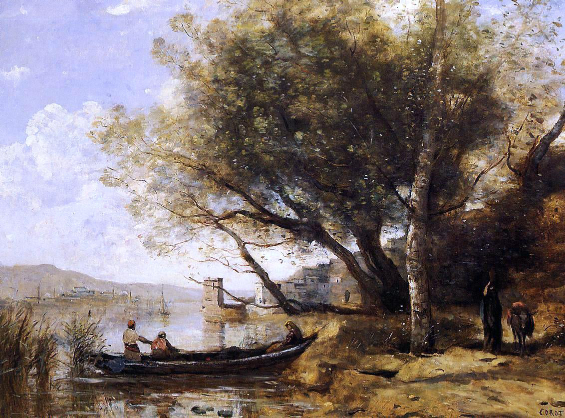  Jean-Baptiste-Camille Corot Smyrne-Bornabat - Canvas Print