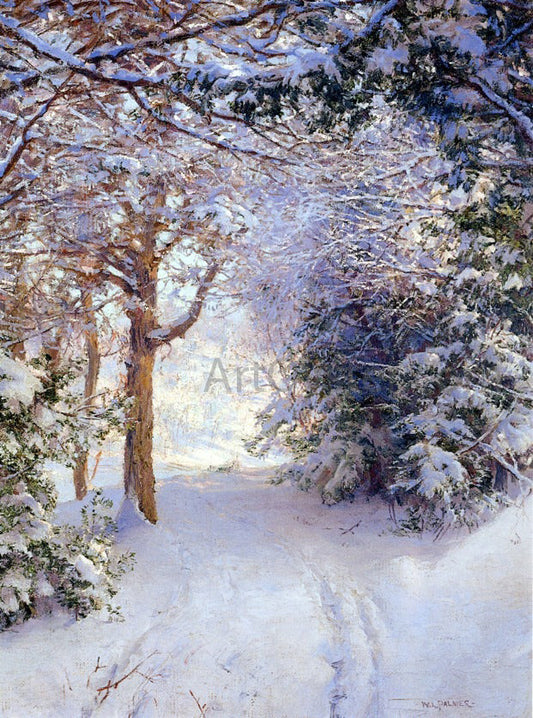  Walter Launt Palmer Snowy Landscape - Canvas Print