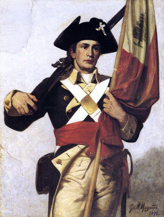  George Willoughby Maynard Soldier of the Revolution - Canvas Print