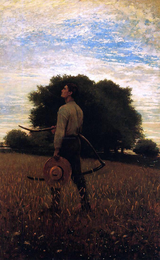  Winslow Homer Song of the Lark (also known as In the Field) - Canvas Print