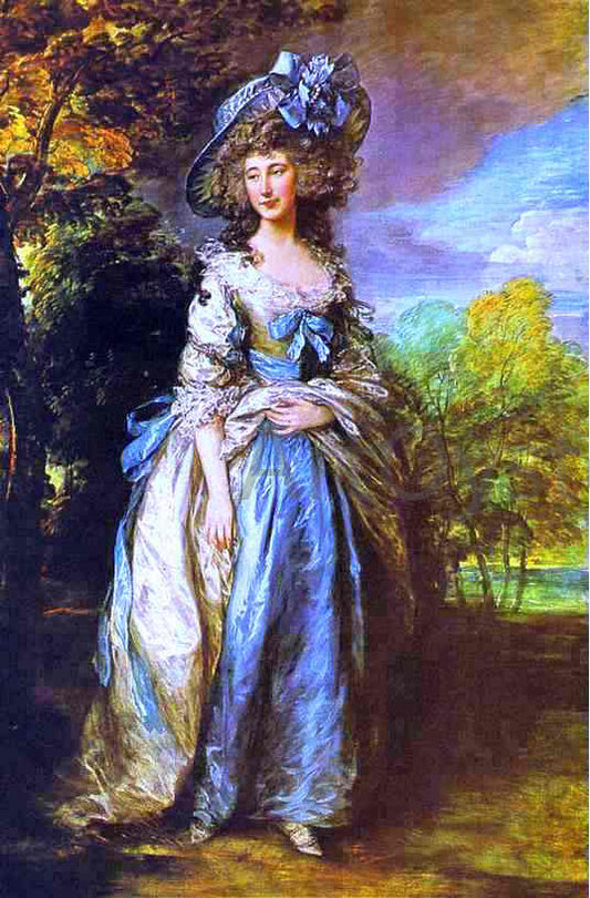  Thomas Gainsborough Sophia Charlotte, Lady Sheffield - Canvas Print