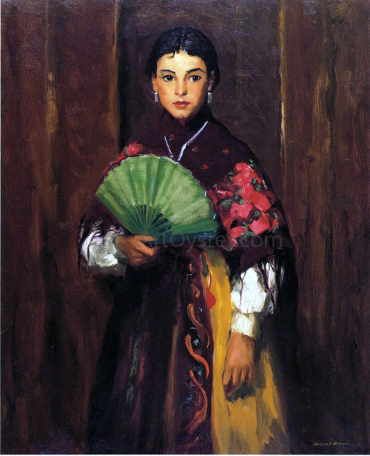 Robert Henri Spanish Girl of Segovia (also known as Peasant Girl of Segovia) - Canvas Print