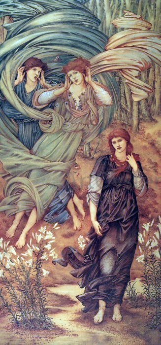  Sir Edward Burne-Jones Spona de Libano - Canvas Print