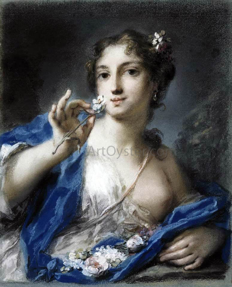  Rosalba Carriera Spring - Canvas Print