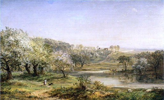  Jasper Francis Cropsey Spring, Chenango Valley - Canvas Print