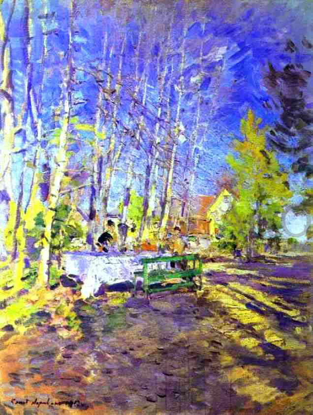 Constantin Alexeevich Korovin Spring - Canvas Print