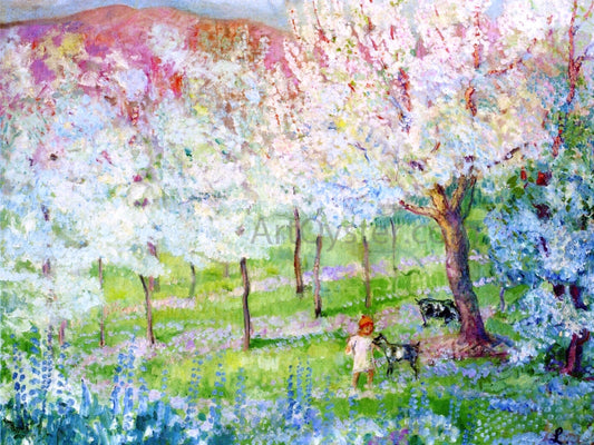  Henri Lebasque Spring Landscape - Canvas Print