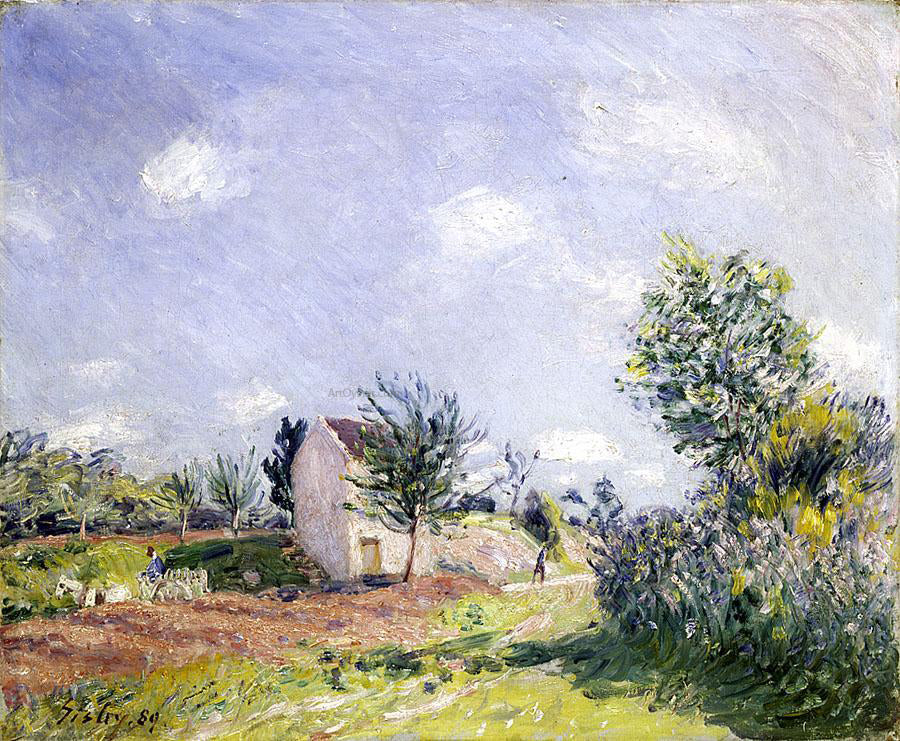  Alfred Sisley Springtime - Canvas Print