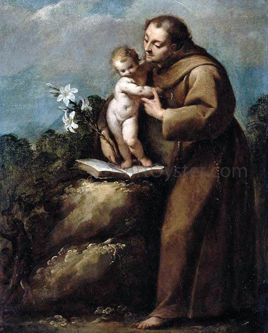  Carlo Francesco Nuvolone St Anthony of Padua and the Infant Christ - Canvas Print