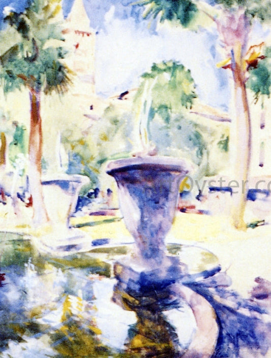  Charles Webster Hawthorne St. Augustine Fountain - Canvas Print