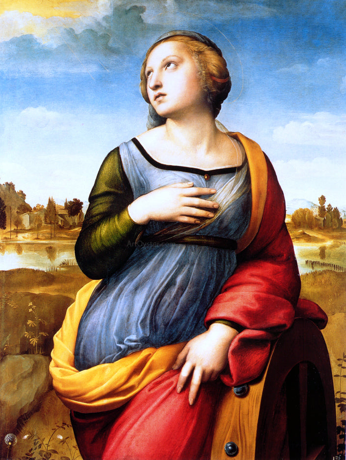  Raphael St. Catherine of Alexandria - Canvas Print