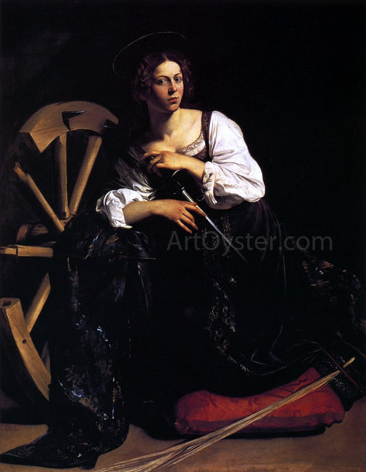  Caravaggio St. Catherine of Alexandria - Canvas Print