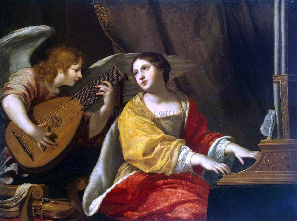  Jacques Blanchard St Cecilia - Canvas Print