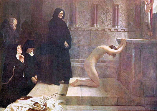  Philip Hermogenes Calderon St. Elizabeth of Hungary Great Act of Renunciation - Canvas Print