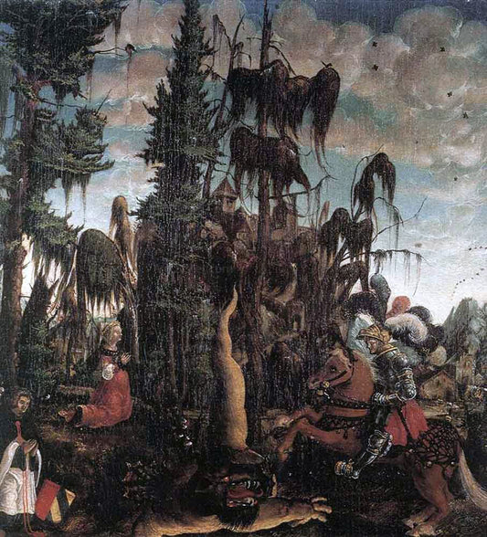  Georg Lemberger St George Freeing the Princess - Canvas Print