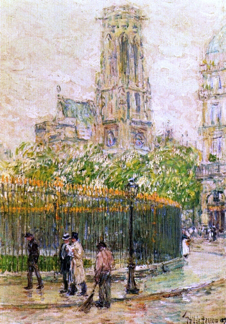  Frederick Childe Hassam St. Germain l'Auxerrois - Canvas Print