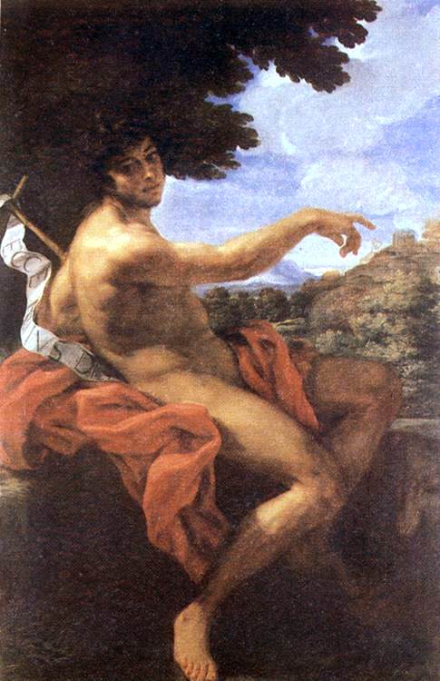  Baciccio St John the Baptist - Canvas Print