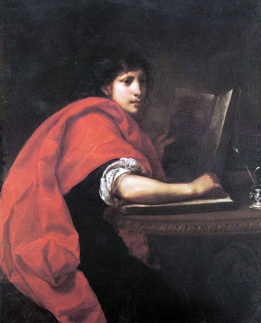  Francesco Furini St John the Evangelist - Canvas Print