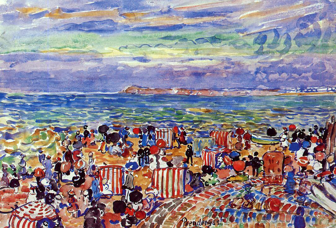  Maurice Prendergast St. Malo No. 2 - Canvas Print