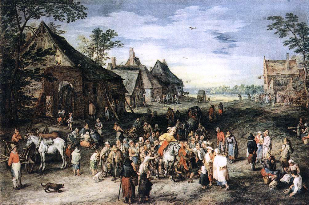  The Elder Jan Brueghel St Martin - Canvas Print