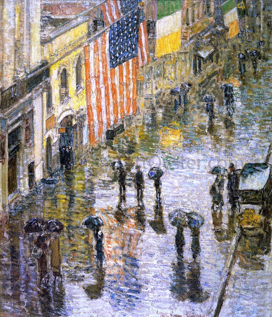  Frederick Childe Hassam St. Patrick's Day, 1919 - Canvas Print