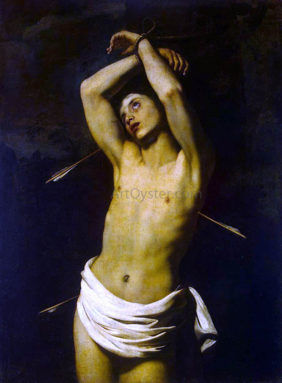  Nicolas Regnier St Sebastian - Canvas Print