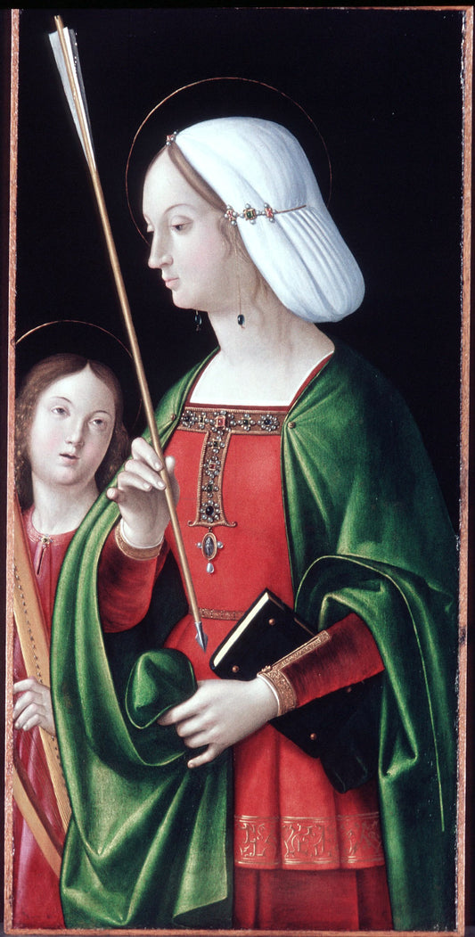  Andrea Solario St. Ursula - Canvas Print