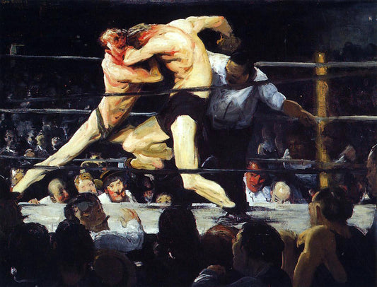  George Wesley Bellows Stag Night at Sharkey's - Canvas Print