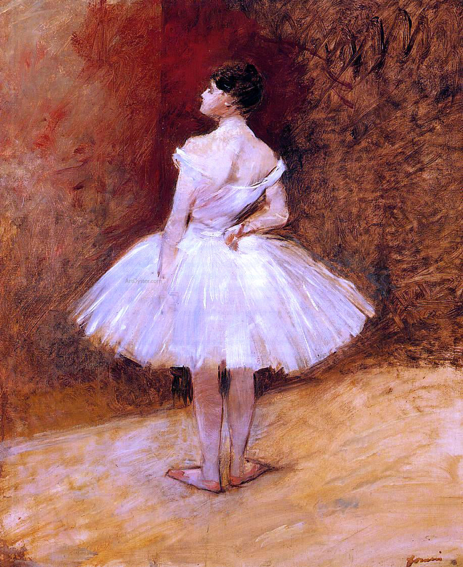  Jean-Louis Forain Standing Dancer - Canvas Print