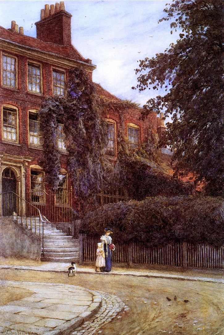  Helen Allingham Stanfield House, Hampstead - Canvas Print