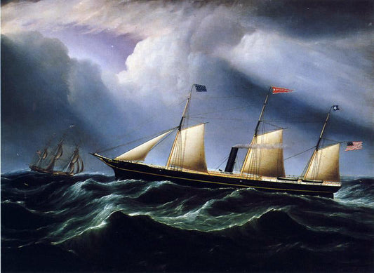  James E Buttersworth Star of the South - Canvas Print