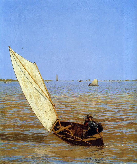  Thomas Eakins Starting Out after Rail - Canvas Print