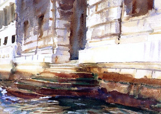  John Singer Sargent Steps of a Palace - Canvas Print